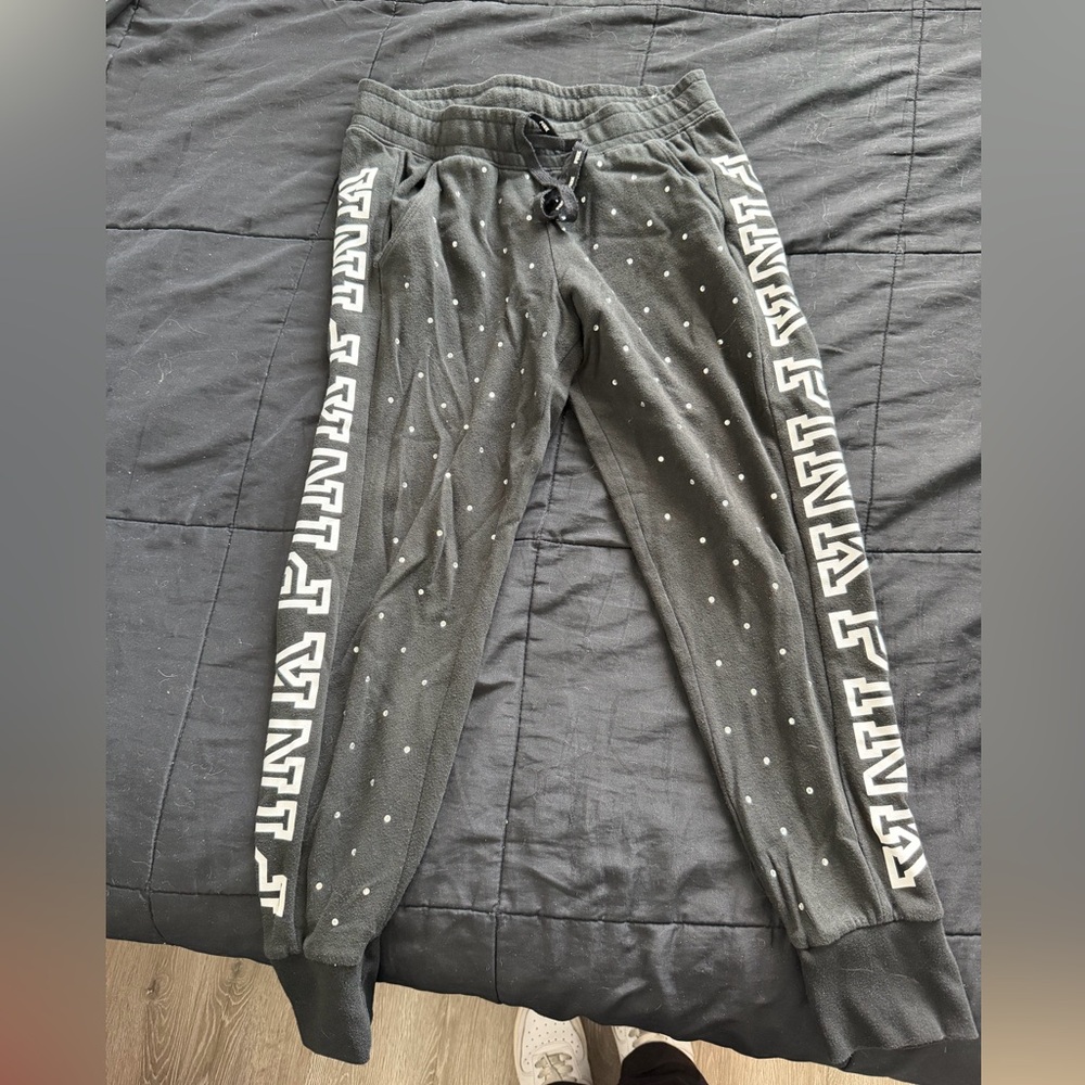 PINK Victoria's Secret Black Joggers